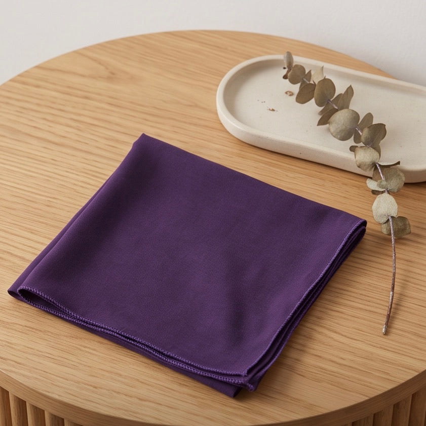 Schal uni violett