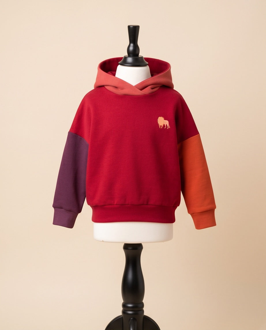 BIO Hoodie bordeaux