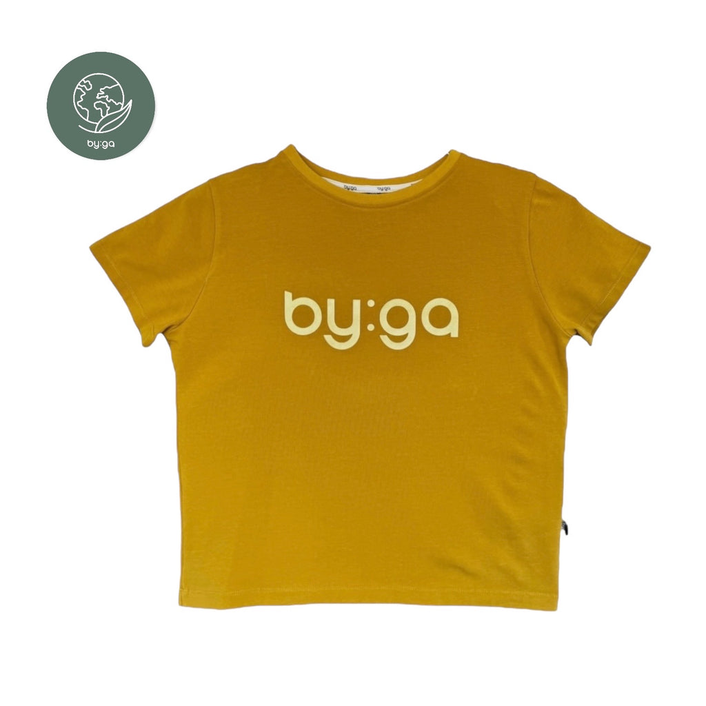 BIO by:ga T-Shirt currygelb