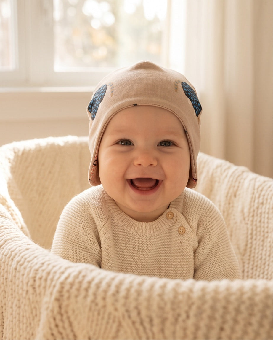 BIO Baby Wendemütze Gürteltier