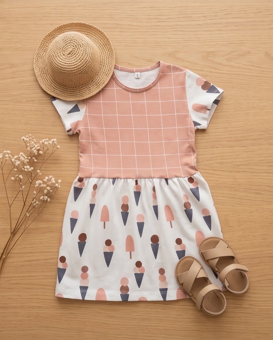 BIO Sommerkleid Eis