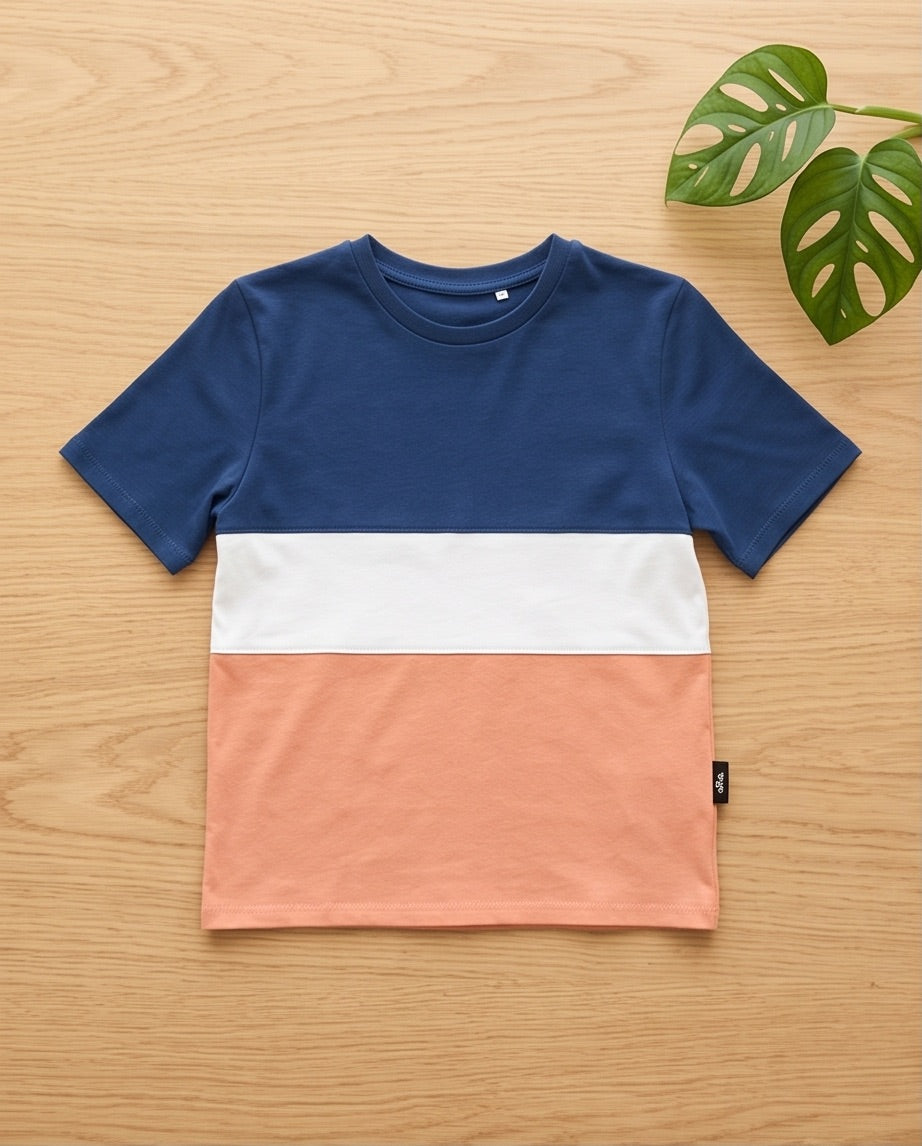 BIO T-Shirt blau/terra