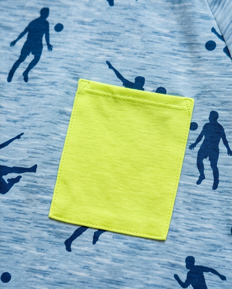 T-Shirt Fussball gelbe Karte
