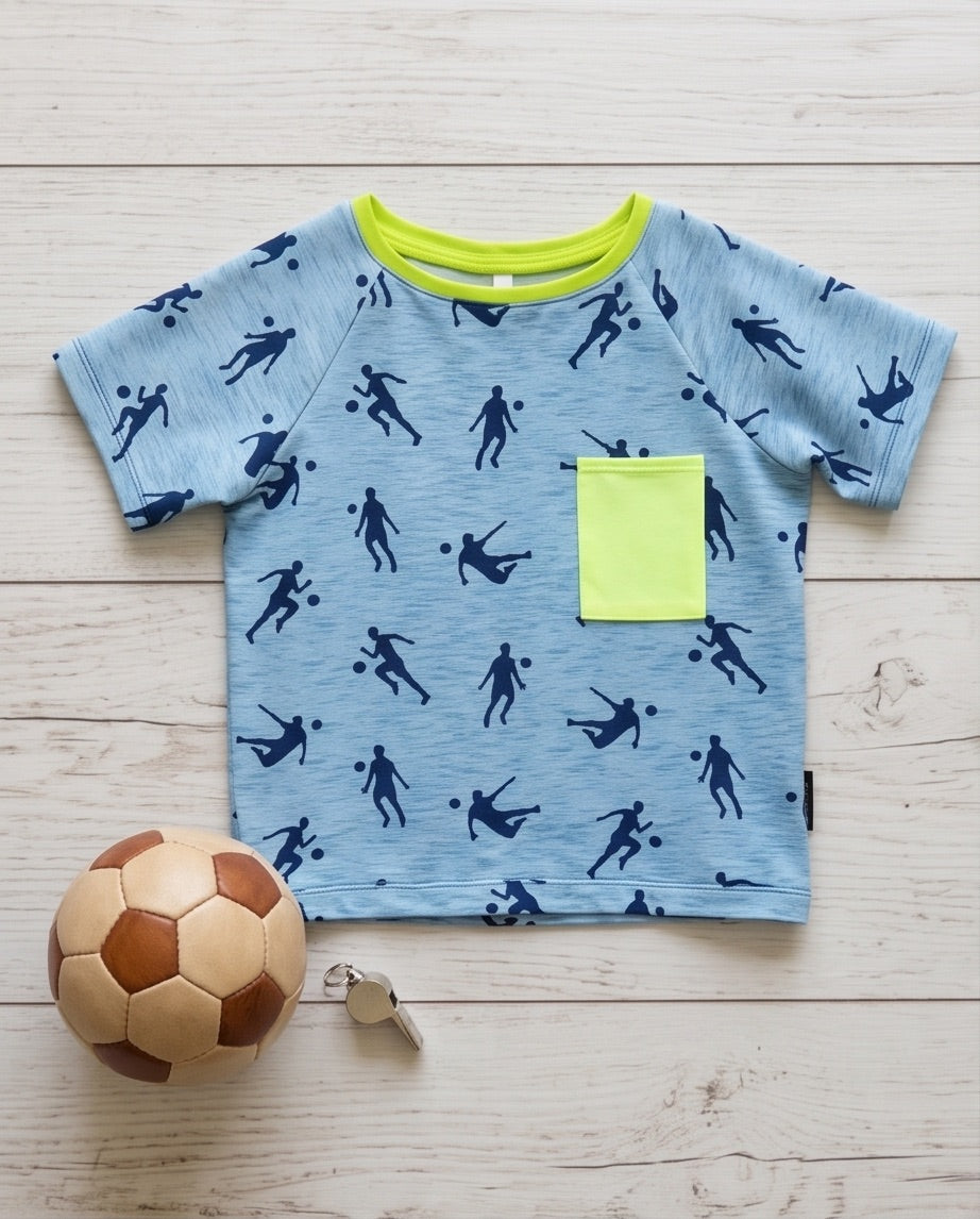 T-Shirt Fussball gelbe Karte