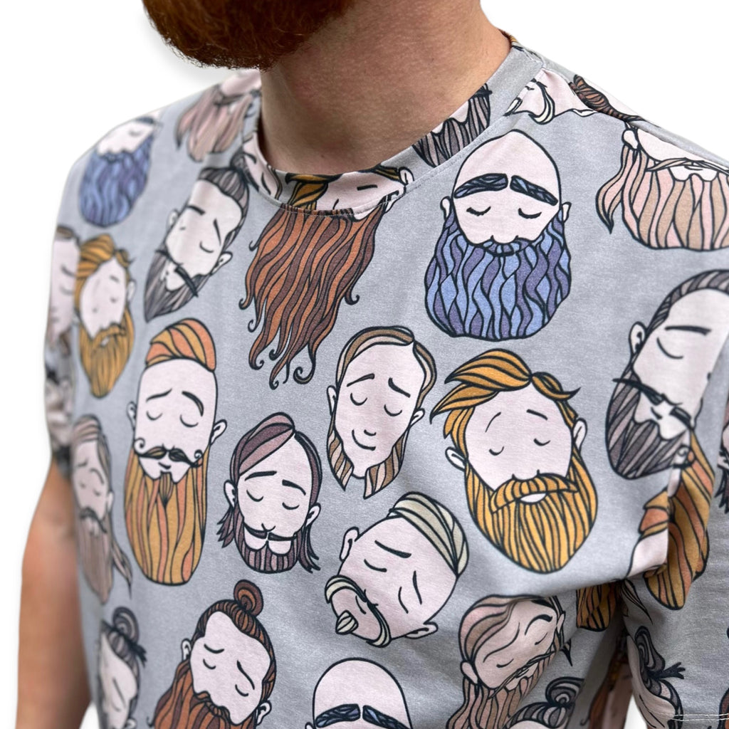 BIO Herren T-Shirt Bärte