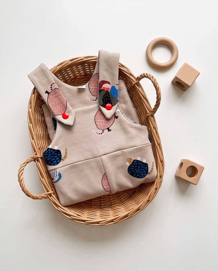 BIO Baby Latzhose Gürteltier