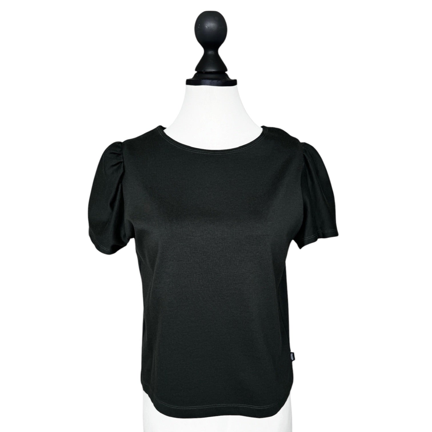 T-Shirt Puffärmel dunkelgrün