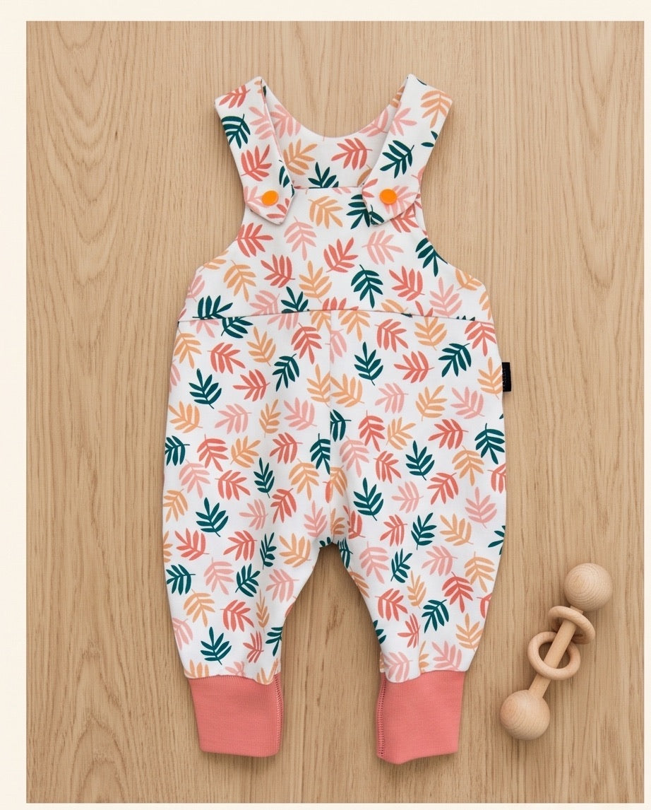 BIO Baby Latzhose Blätter
