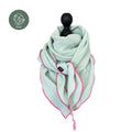 BIO Musselin Dreieckstuch mint
