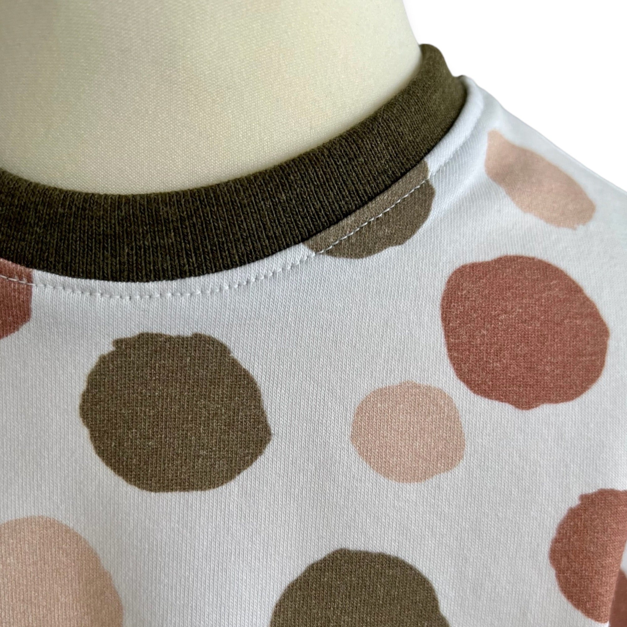 BIO Sweatshirt Punkte & Streifen