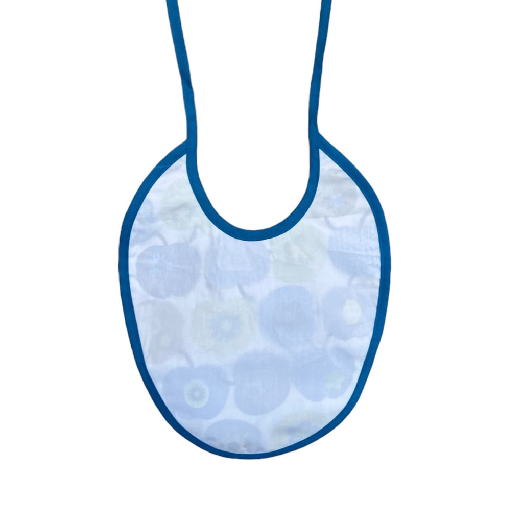Baby Lätzli mini Äpfel blau