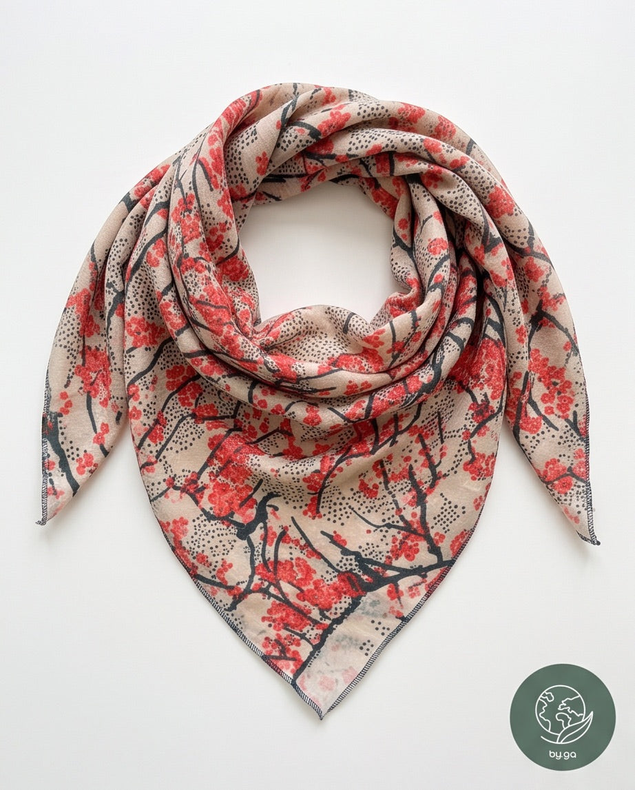 BIO Musselin Dreieckstuch Maxi Affe
