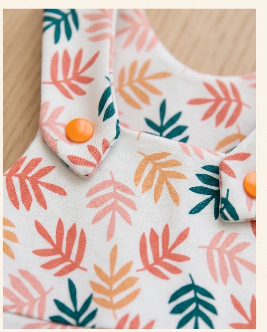BIO Baby Latzhose Blätter