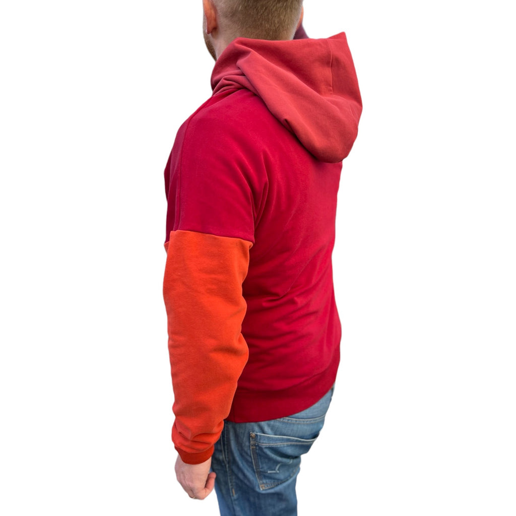 BIO Herren Hoodie bordeaux