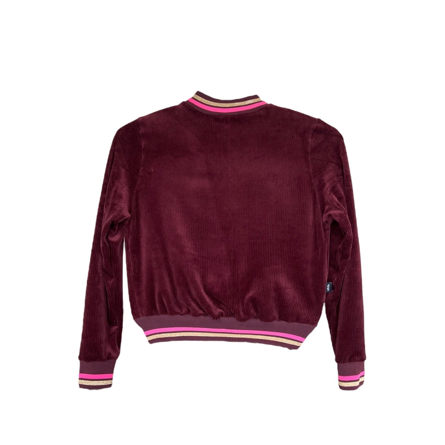 BIO Damen Blouson Cord Jersey bordeaux