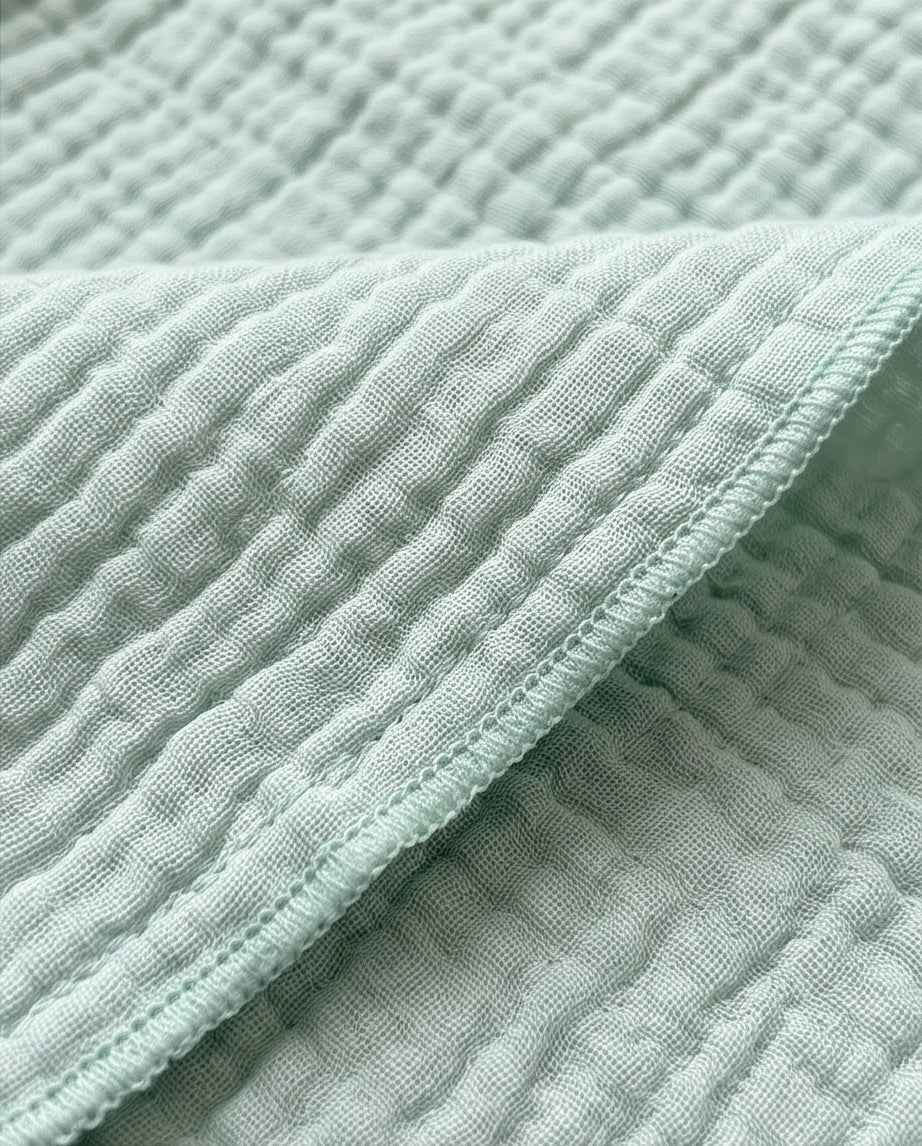 BIO Musselinschal mint