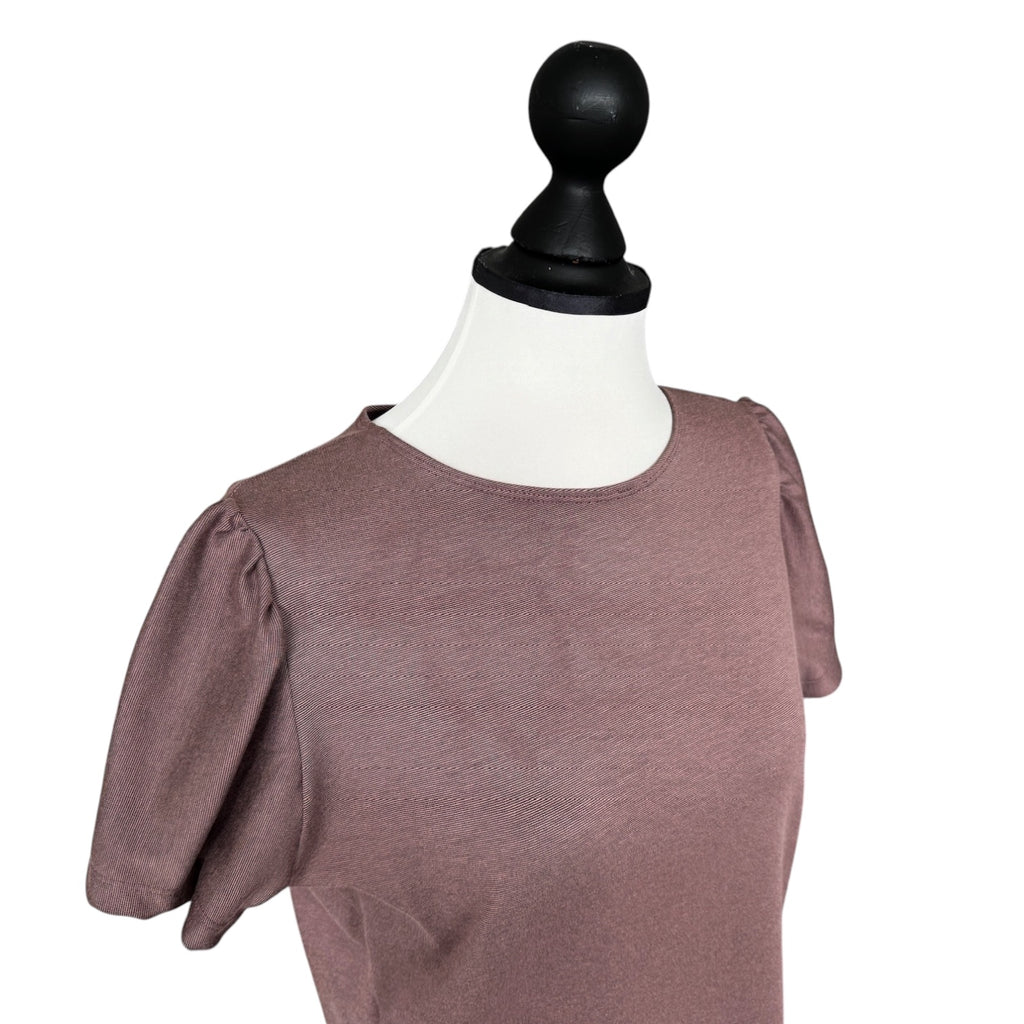 T-Shirt Puffärmel altrosa