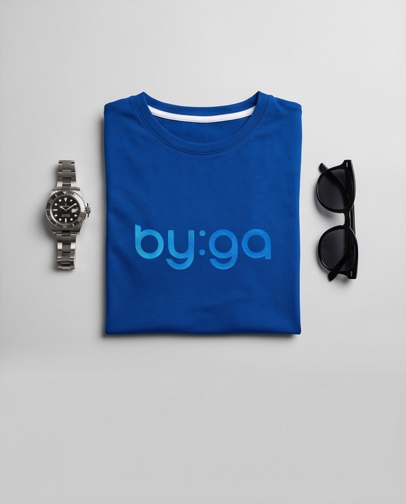 BIO by:ga T-Shirt kobaltblau