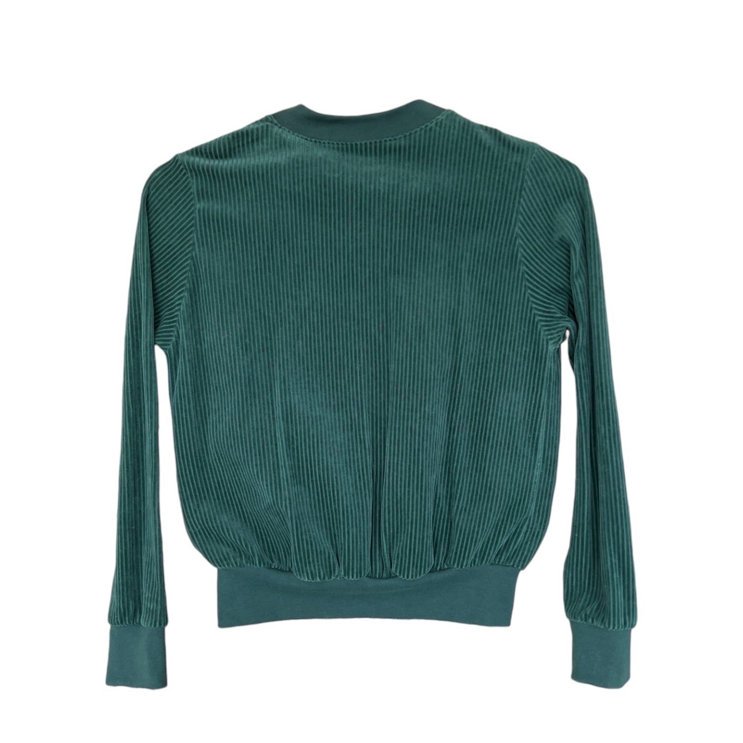 BIO Damen Blouson Cord Jersey smaragd