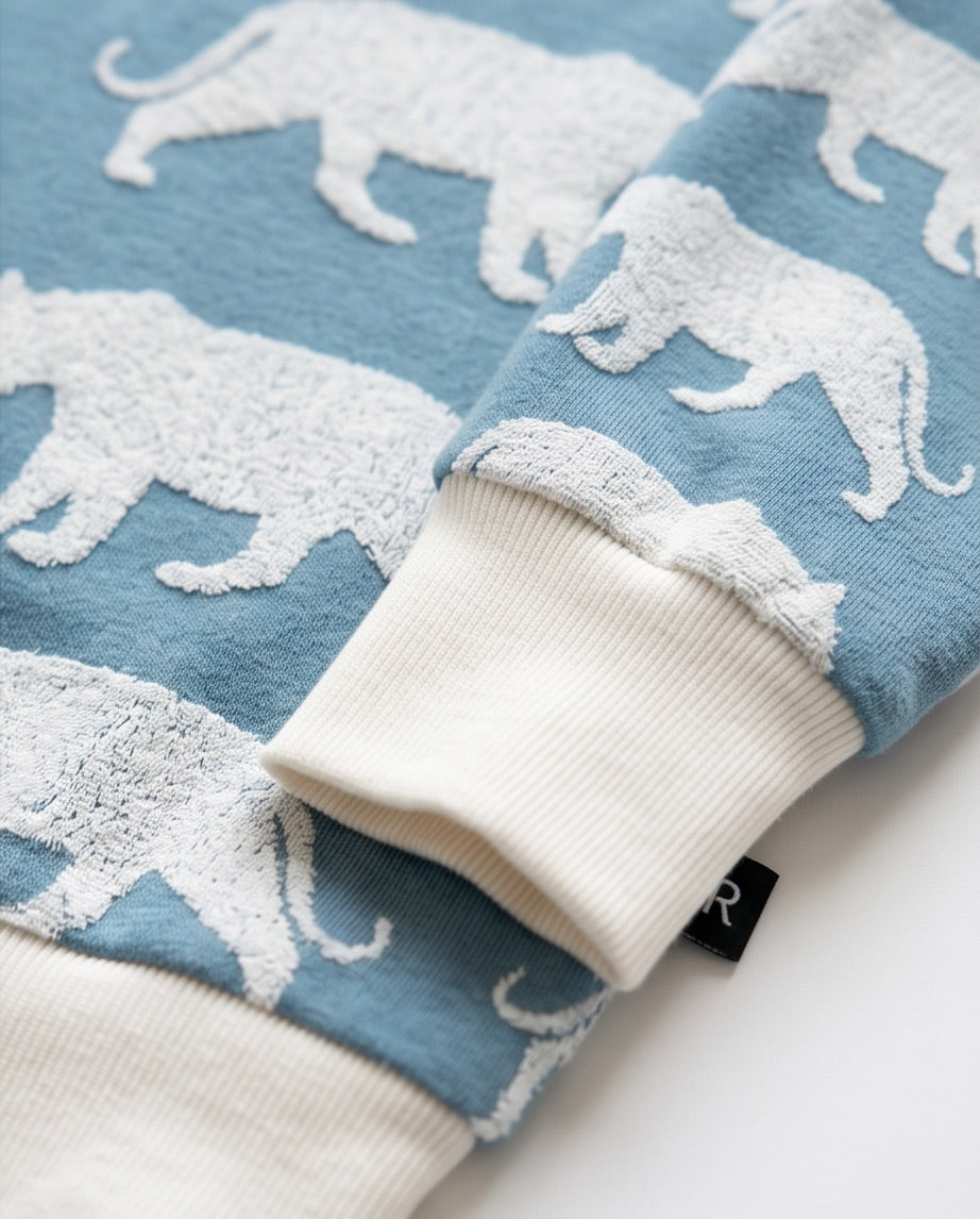 Langarmshirt Tiger Glitzer