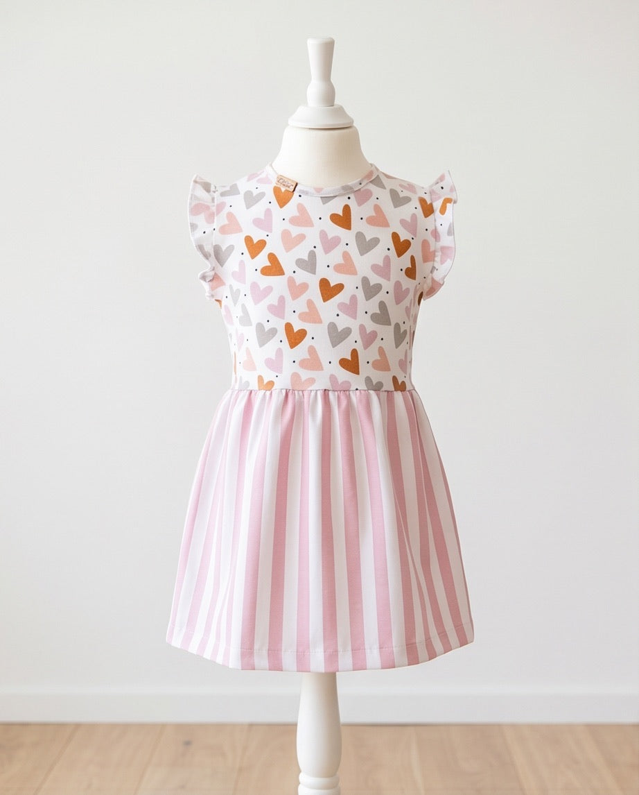 BIO Sommerkleid Herzen
