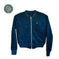 BIO Damen Blouson Cord Jersey petrol