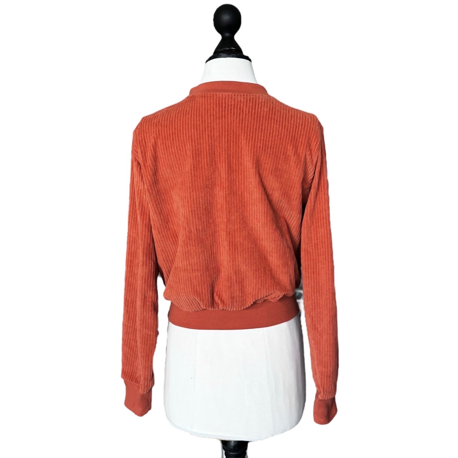 BIO Damen Blouson Cord Jersey hellrost