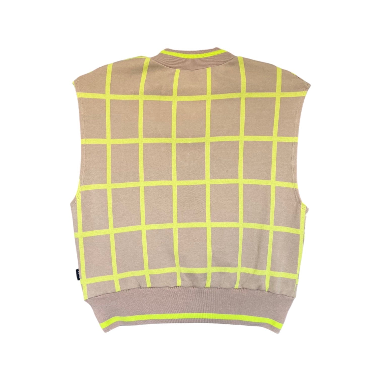 BIO Pullunder Karo limette