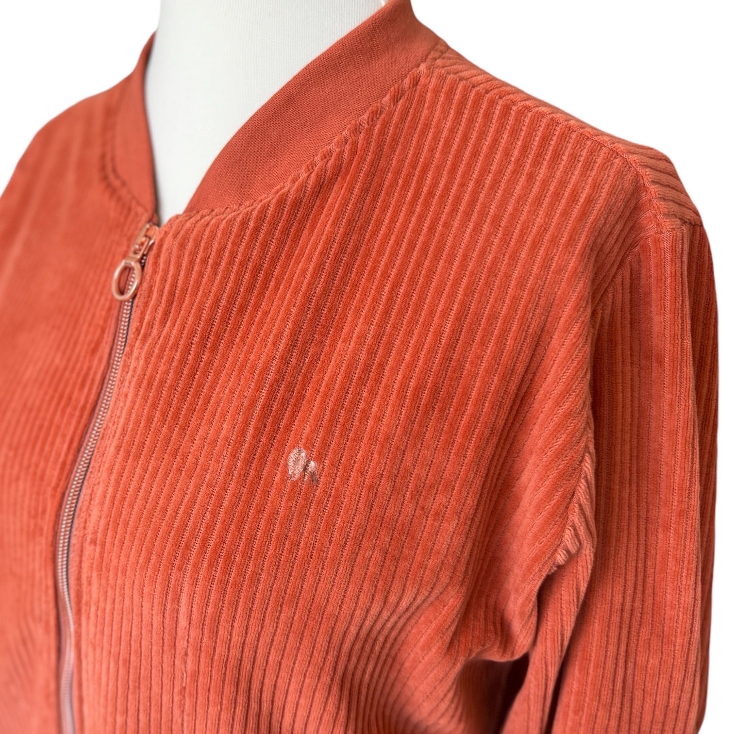 BIO Damen Blouson Cord Jersey hellrost
