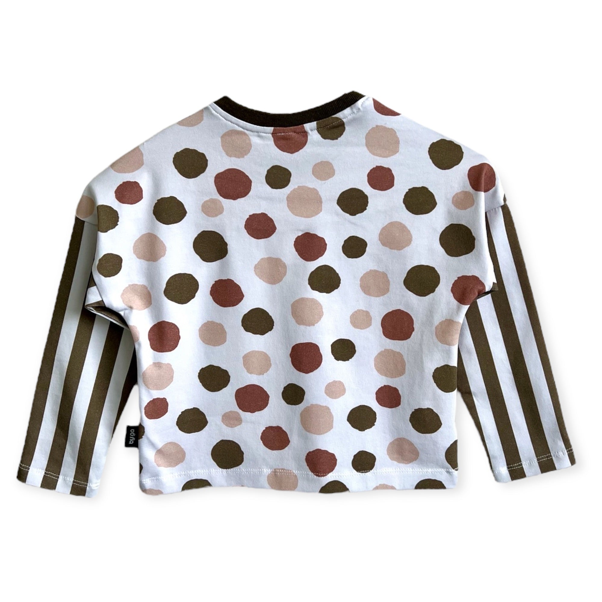 BIO Sweatshirt Punkte & Streifen