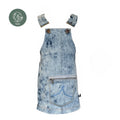 BIO Jeans Latzrock 86/92 blau