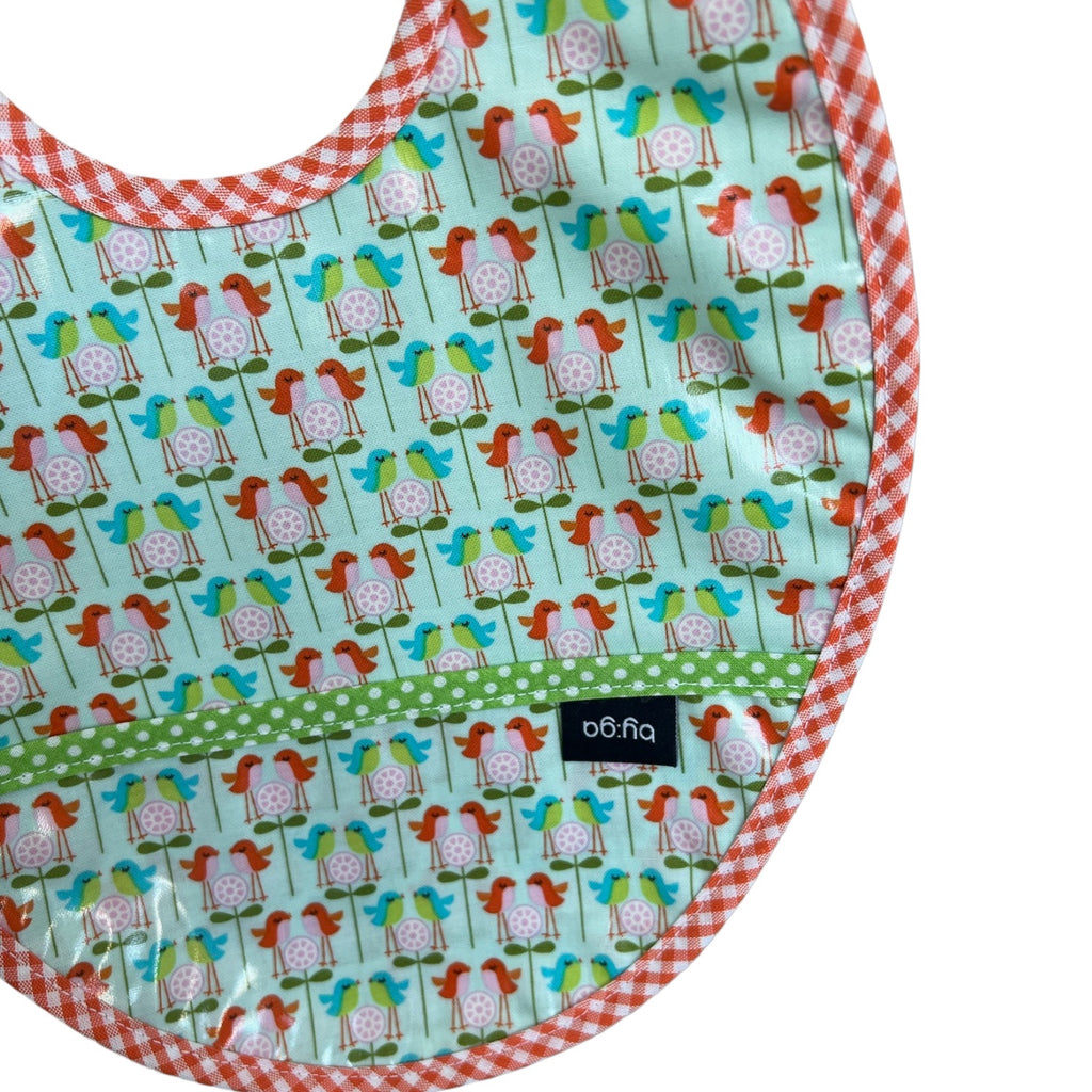 Baby Lätzli mini Vögel mint