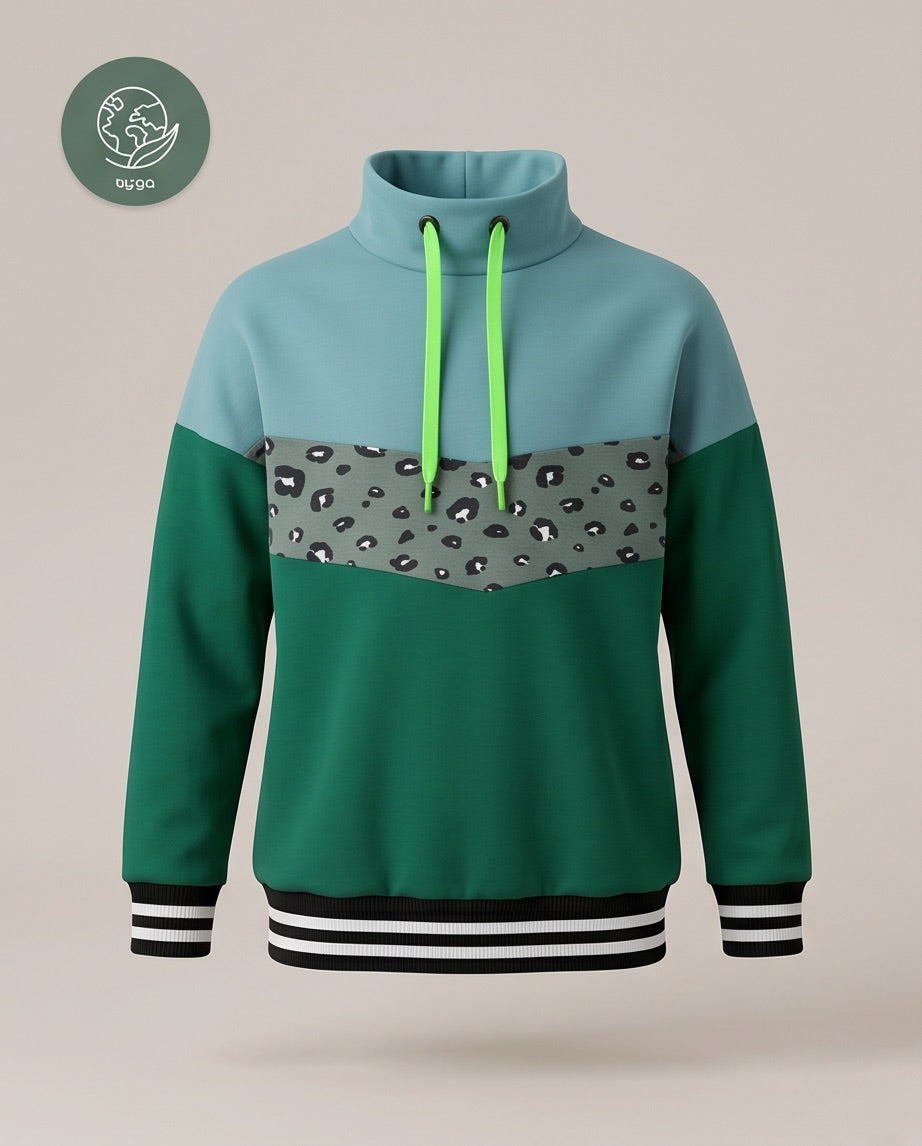 BIO Sweatshirt jadegrün