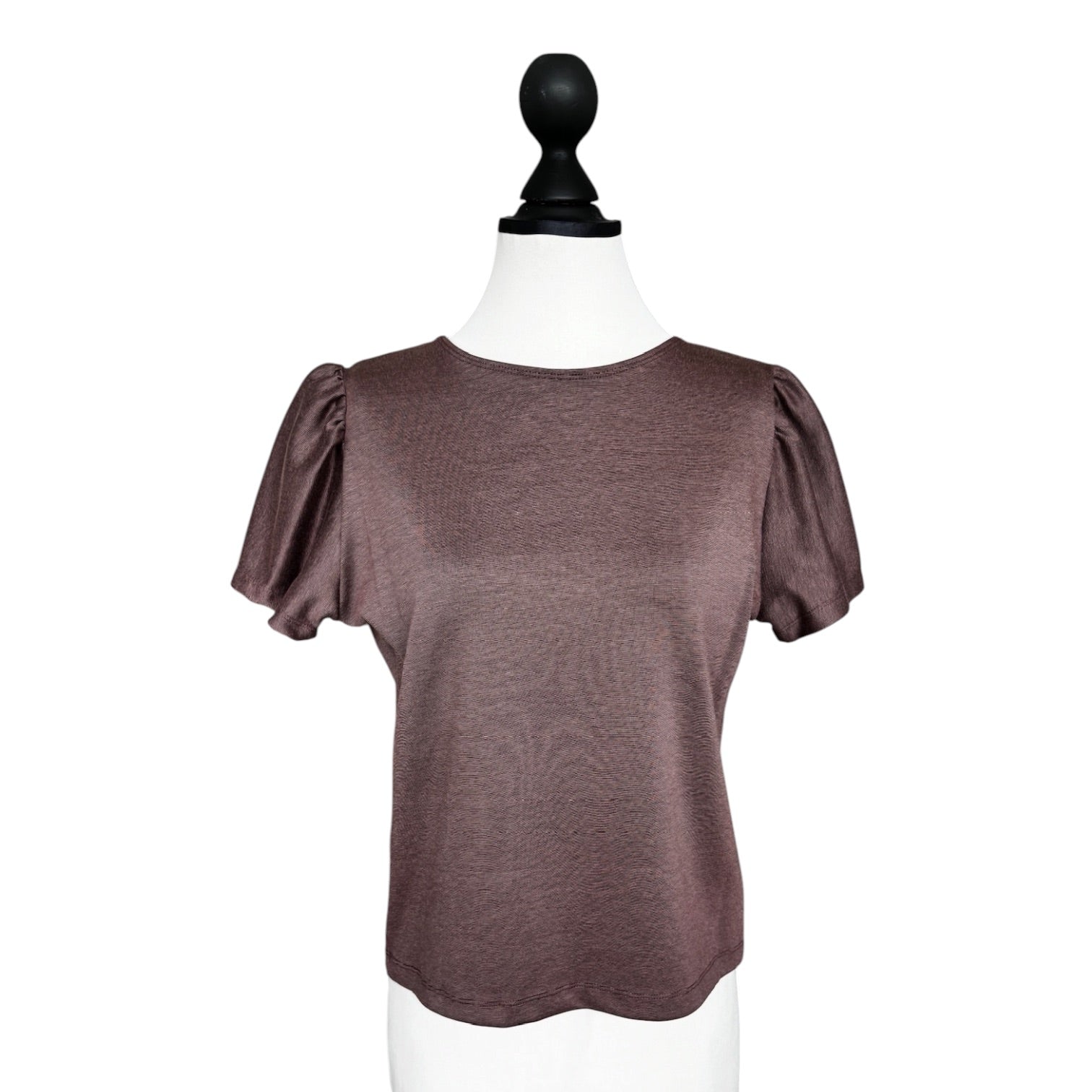 T-Shirt Puffärmel altrosa