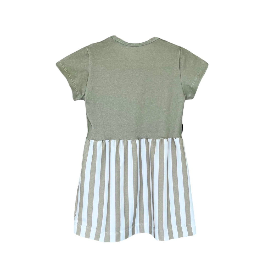 BIO Sommerkleid grün gestreift