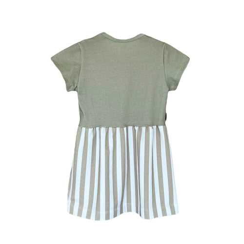 BIO Sommerkleid grün gestreift